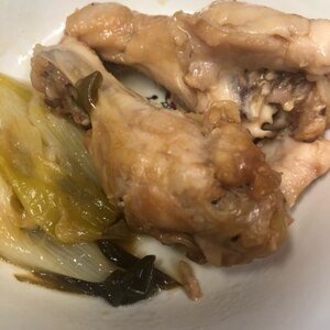 生姜が香る！骨付き鶏肉の煮物ー★